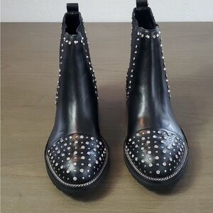 NWOT Kurt Geiger Studded Raven Boots